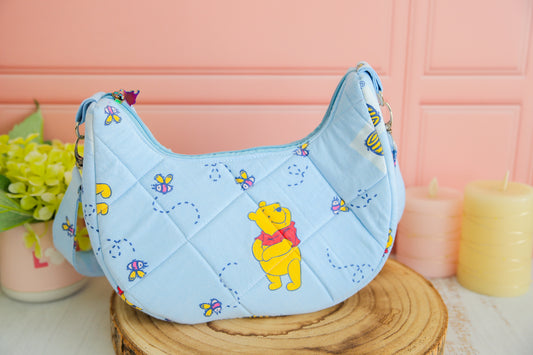 Sac à main Boho (taille L) - Winnie l'ourson