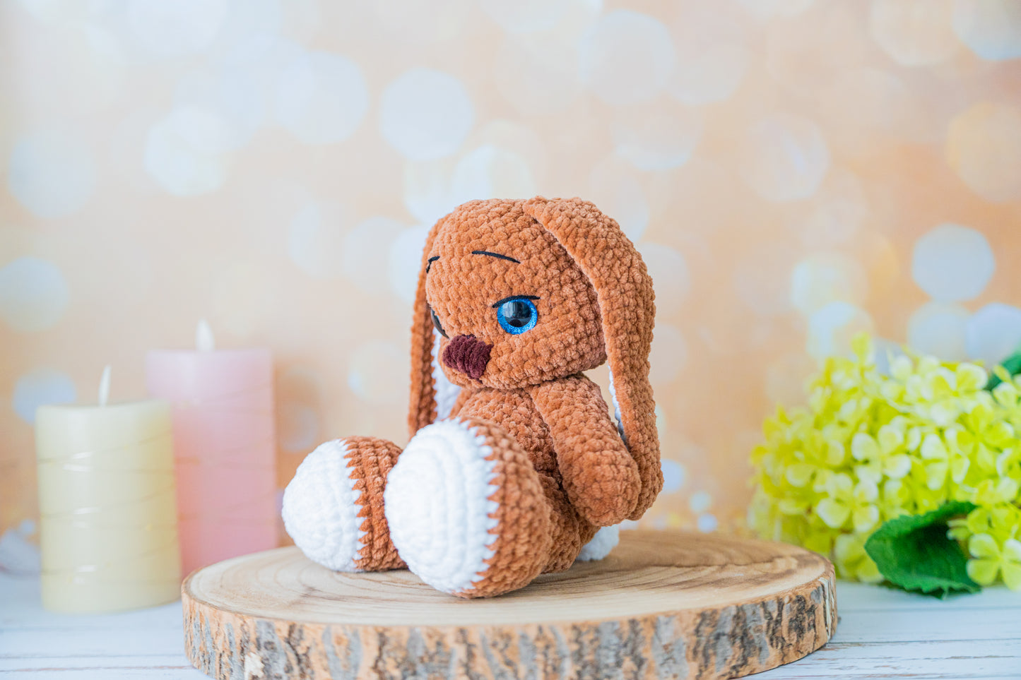 Peluche Lapin chocolat