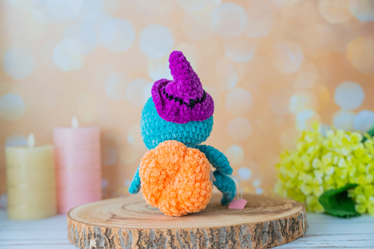 Peluche Tortue Sorcière