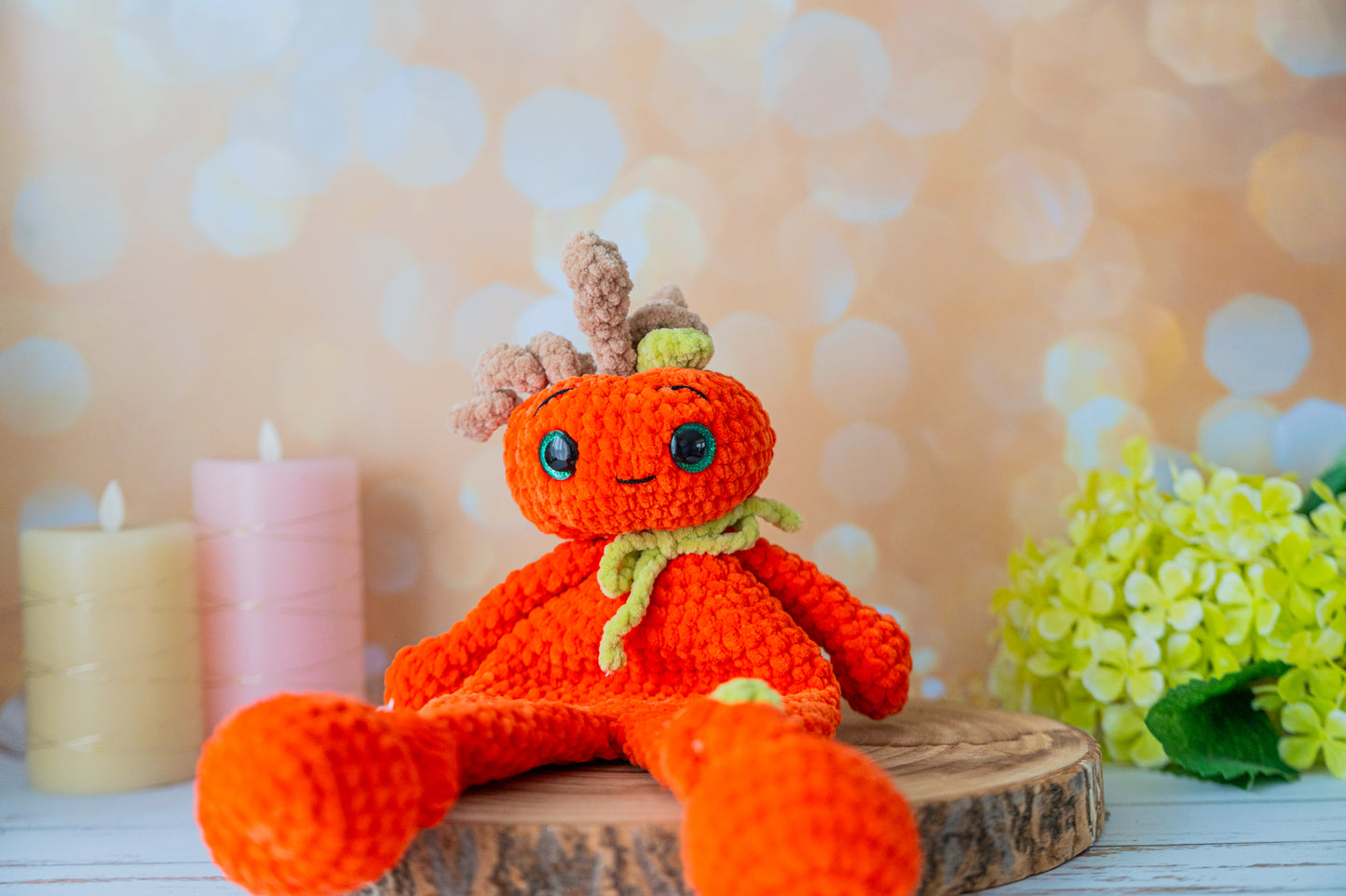 Peluche Doudou Citrouille