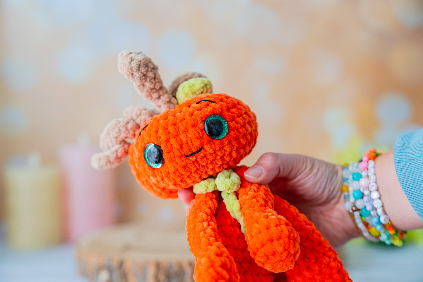 Peluche Doudou Citrouille