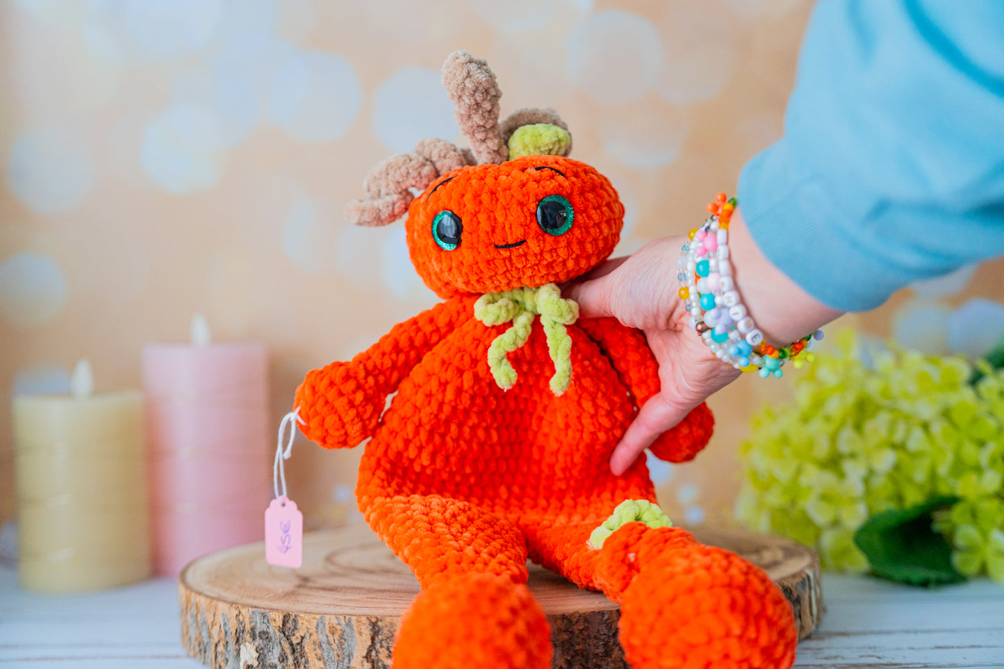 Peluche Doudou Citrouille