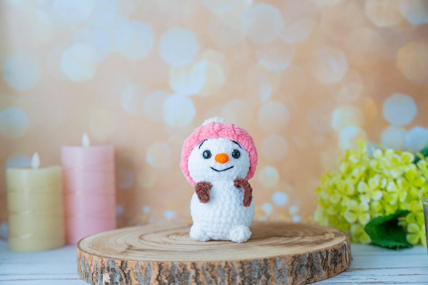Peluche Bouli le bonhomme de neige
