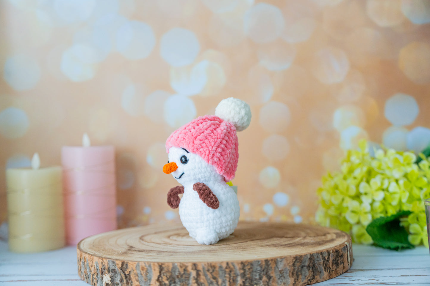 Peluche Bouli le bonhomme de neige