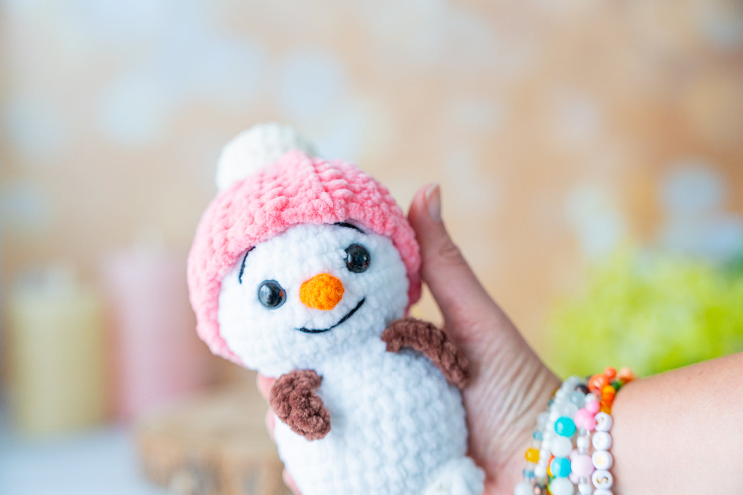 Peluche Bouli le bonhomme de neige