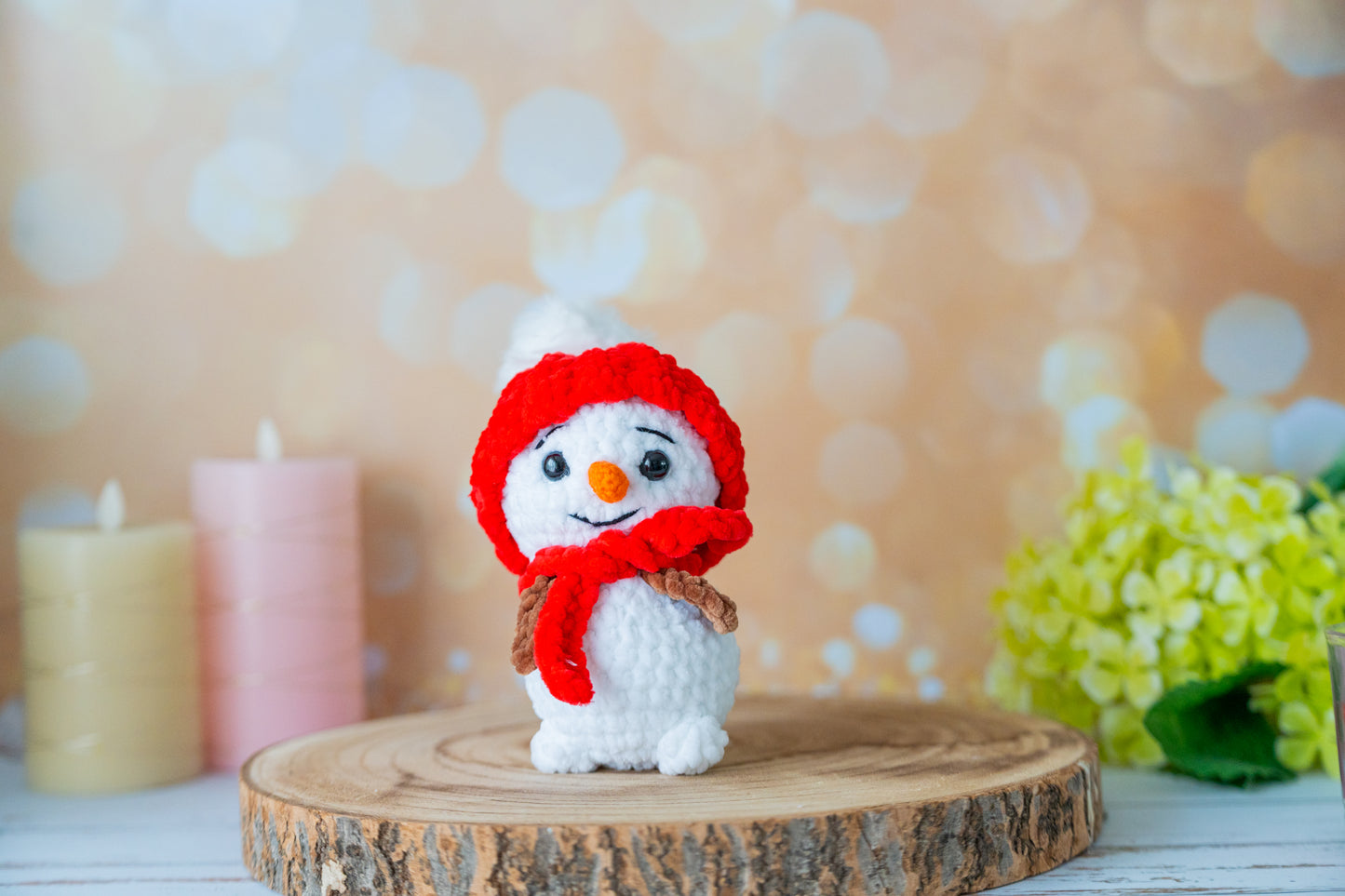 Peluche Bouli le bonhomme de neige