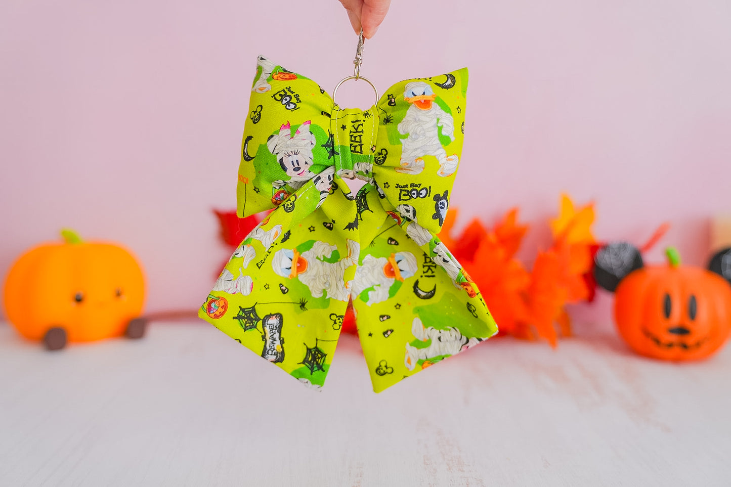 Précommande Nœud Porte Clé - Halloween Green Lime