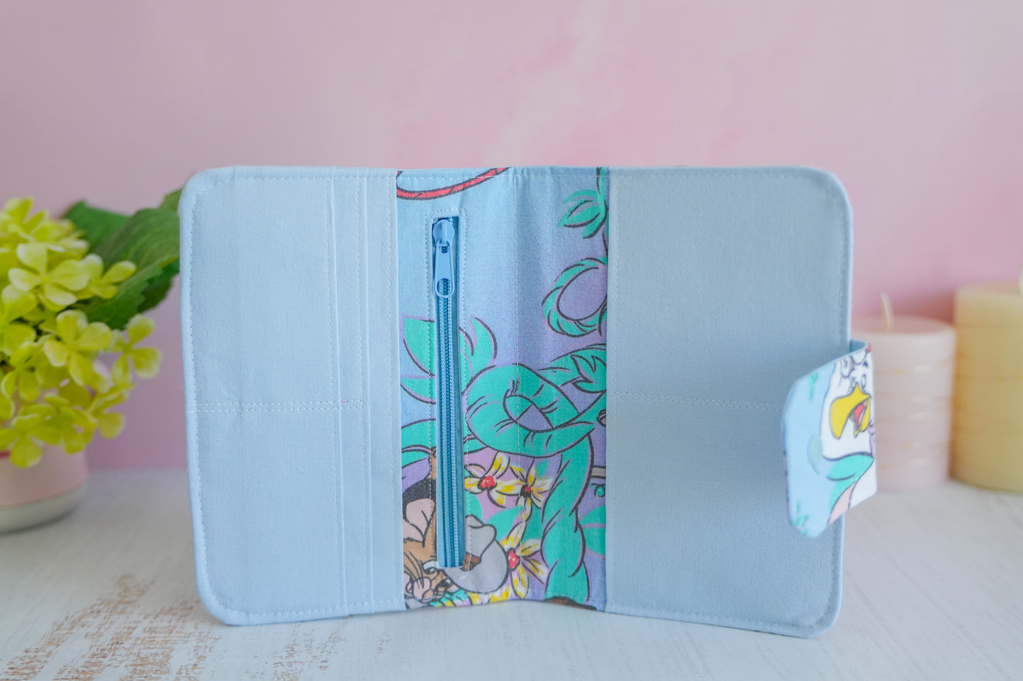 Pochette de voyage - Bernard & Bianca (Upcycling)
