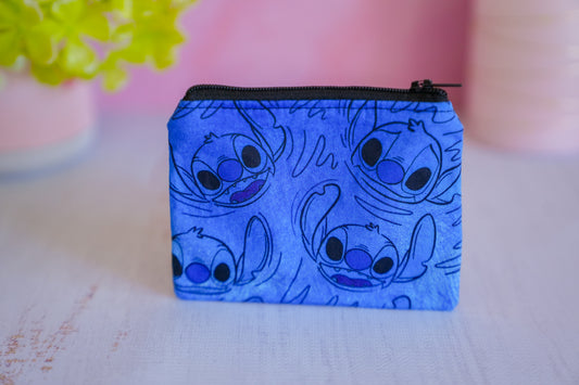 Porte Monnaie - Stitch Bleu