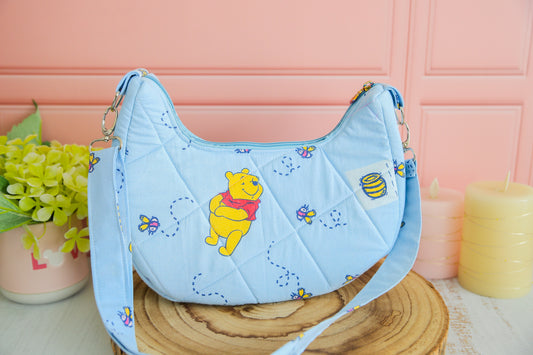 Sac à main Boho (taille L) - Winnie l'ourson