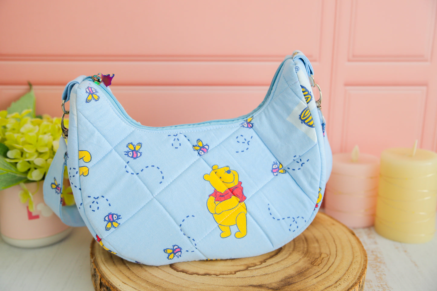 Sac à main Boho (taille L) - Winnie l'ourson