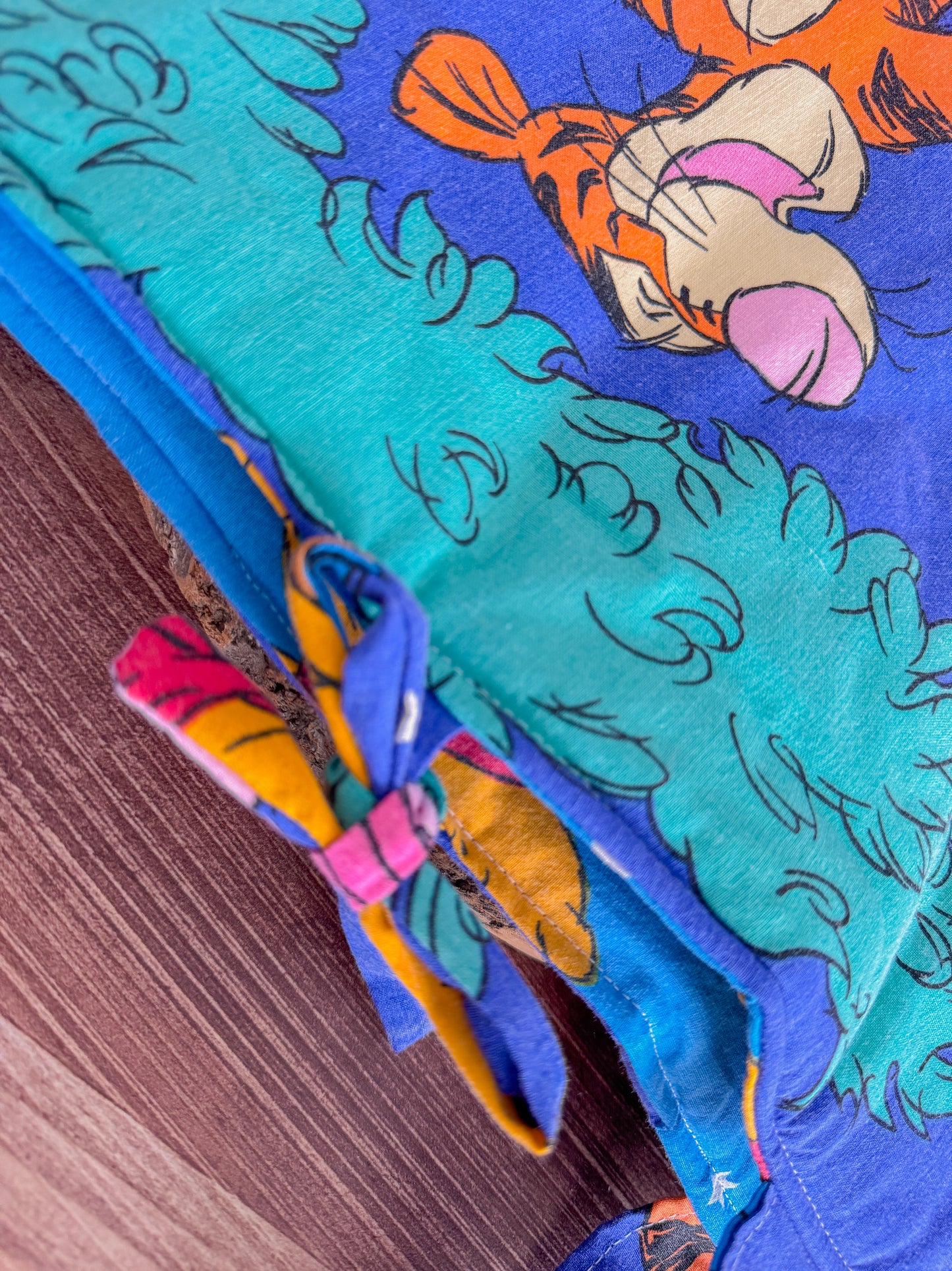 Sac de plage upcycling - Winnie L'ourson