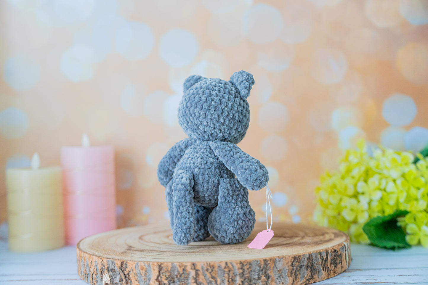 Peluche Chat Gris