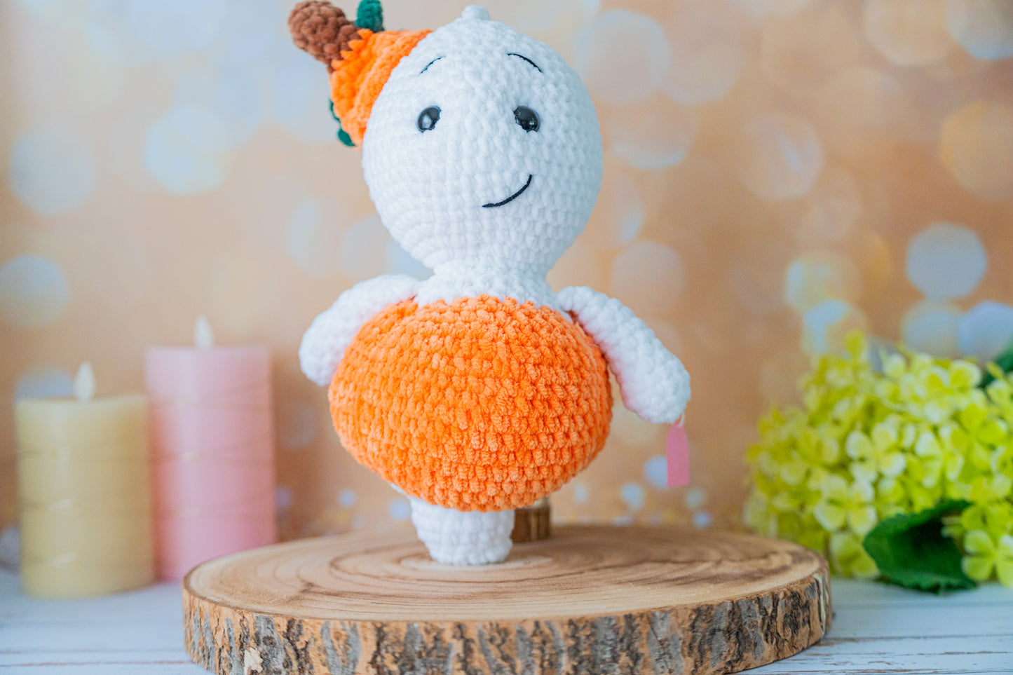 Peluche Fantôme Citrouille