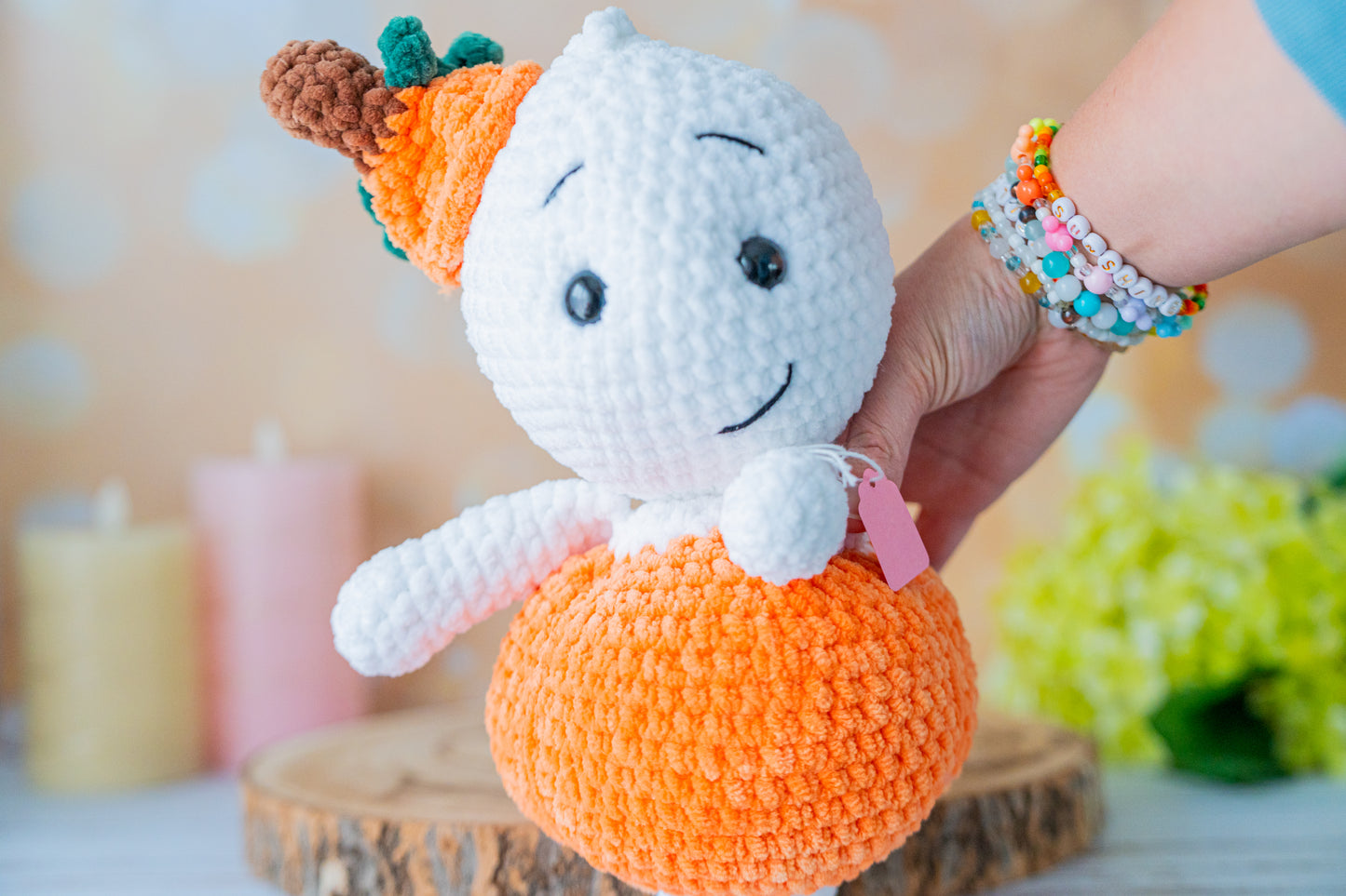 Peluche Fantôme Citrouille