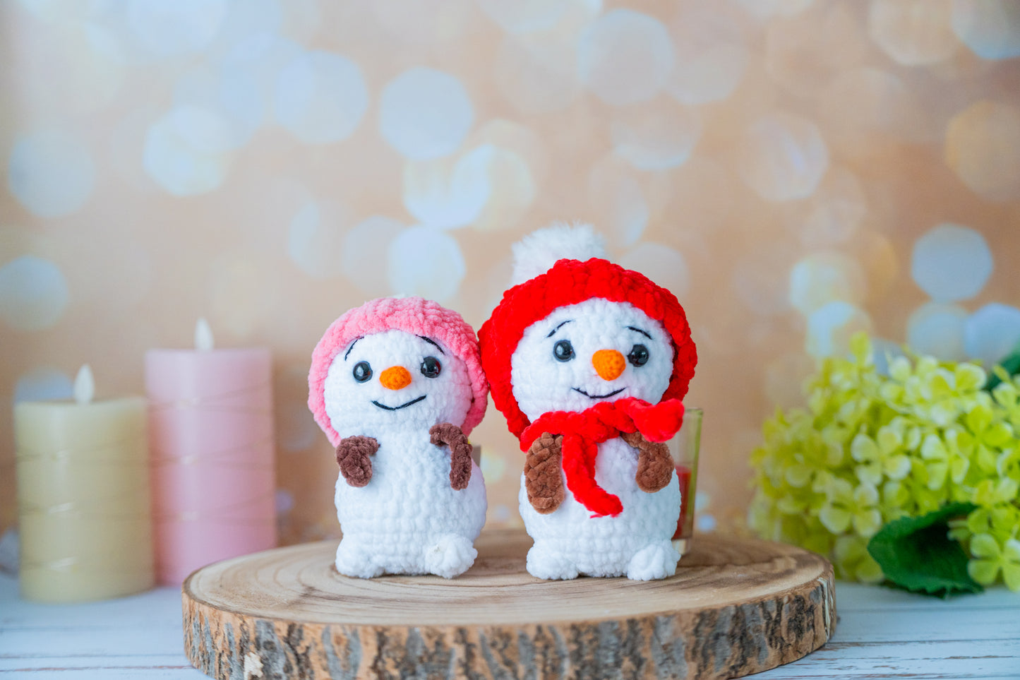 Peluche Bouli le bonhomme de neige