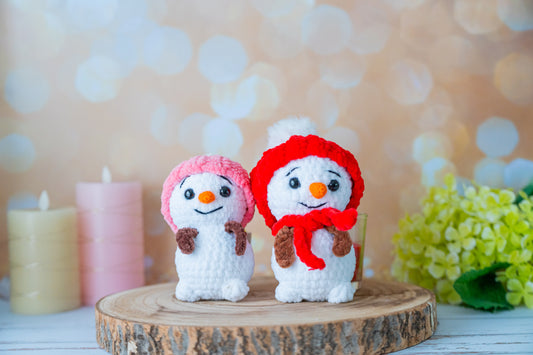Peluche Bouli le bonhomme de neige