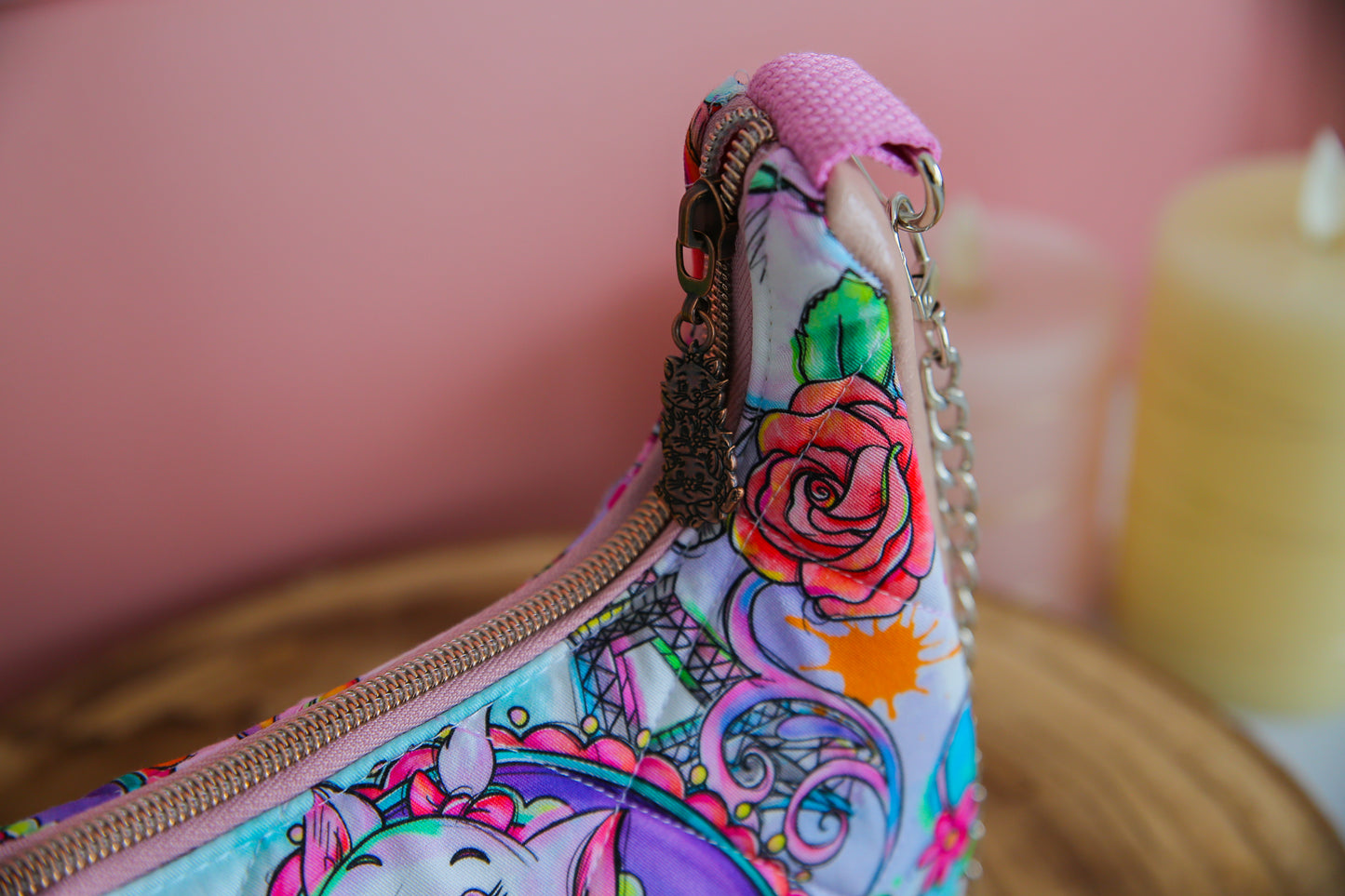 Sac à main Boho Chic (taille S) - Les Aristochats