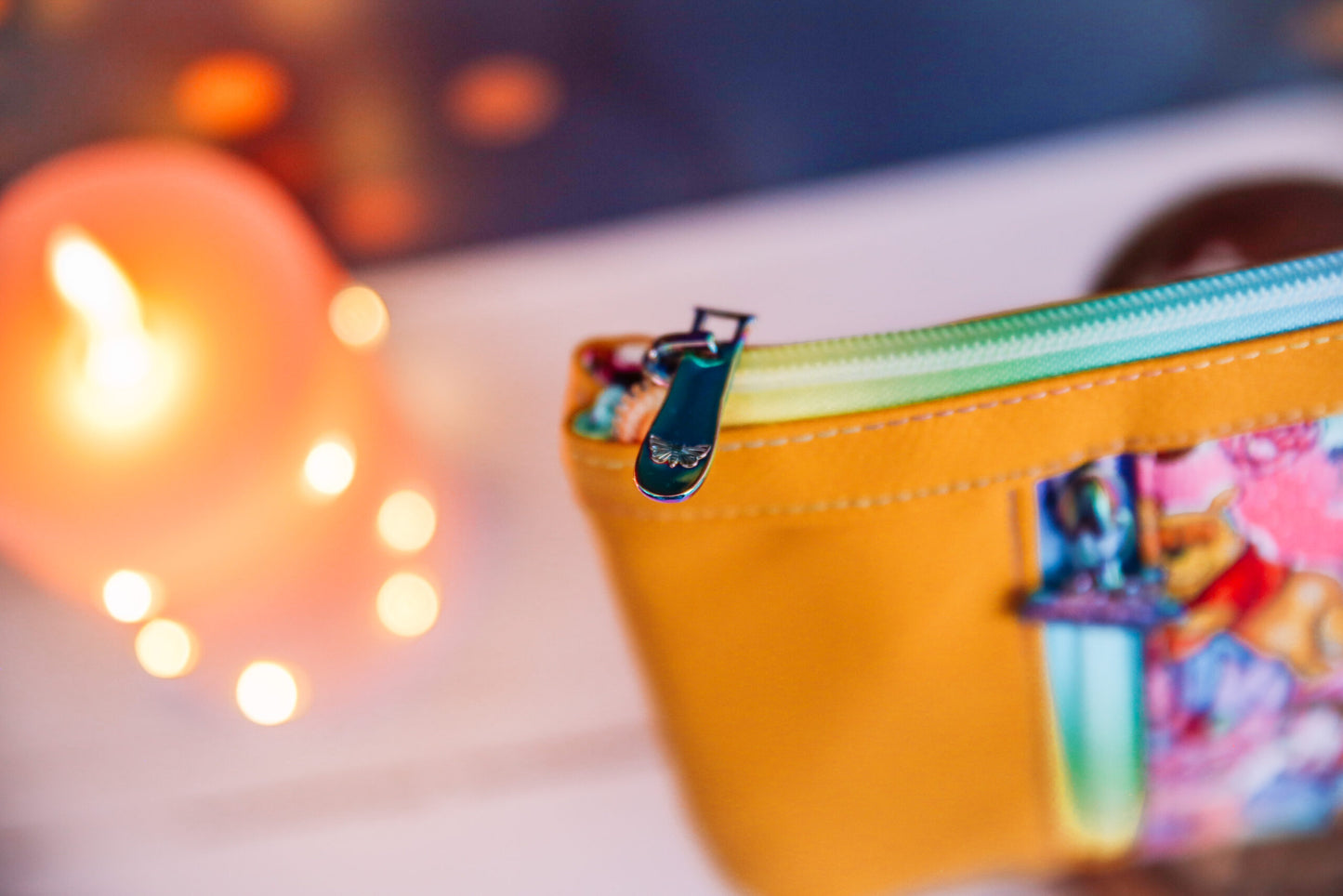 Pochette Tissu & Simili Cuir - Winnie