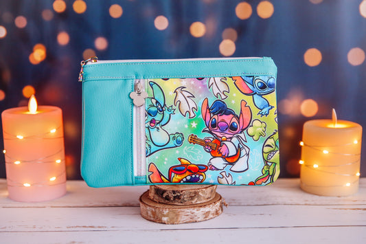 Pochette Tissu & Simili Cuir - Stitch