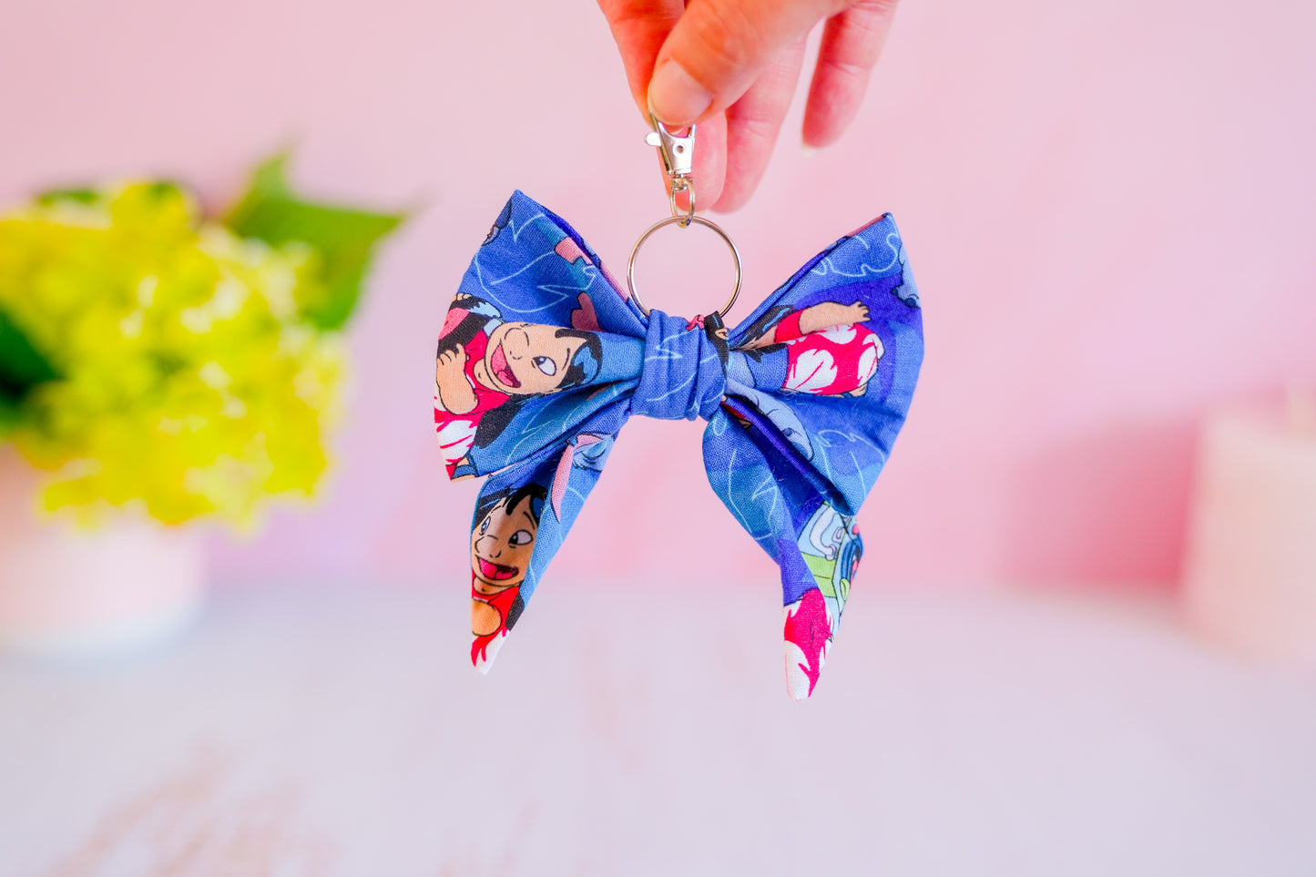 Noeud Porte Clé - Lilo & Stitch