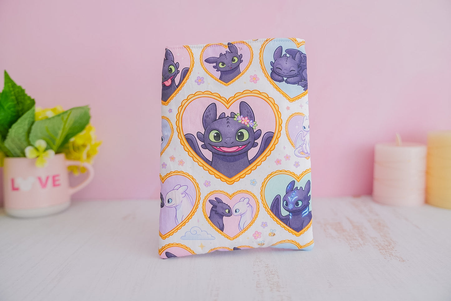 Pochette à Livre (Taille S) - Dragons