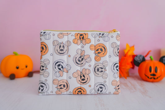 Pochette Plate -  Halloween Mickey & Minnie Pumpkin (précommande)