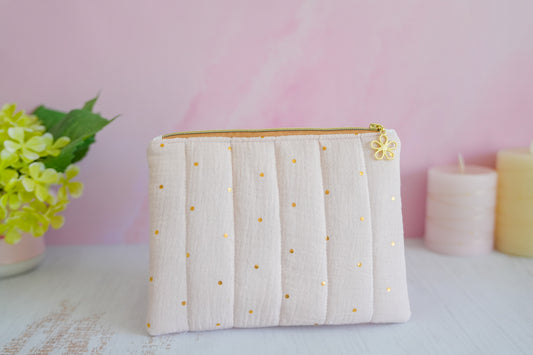 Pochette Plate -  Rose Doré