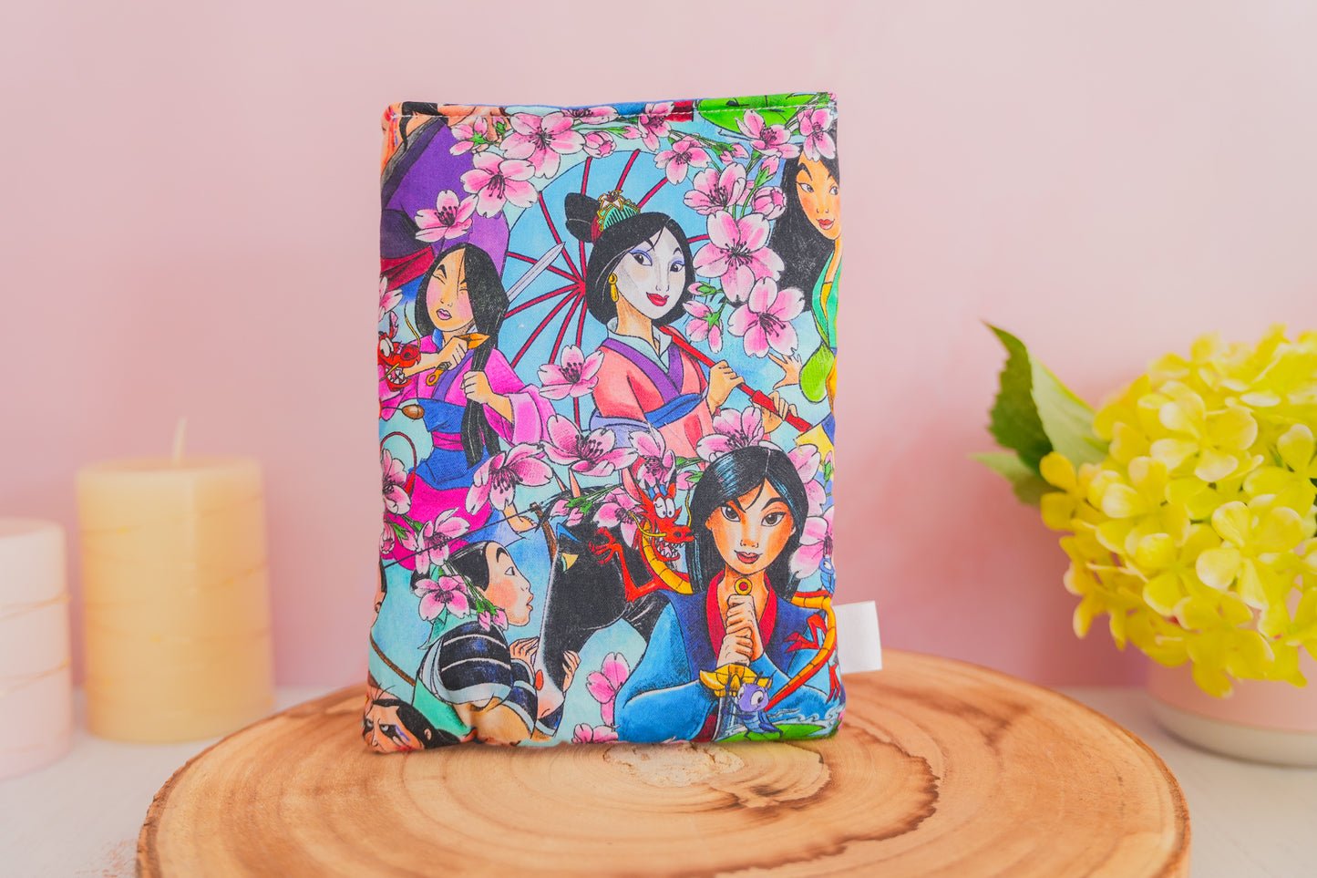 Pochette à Livre (Taille S) - Mulan bleu ciel
