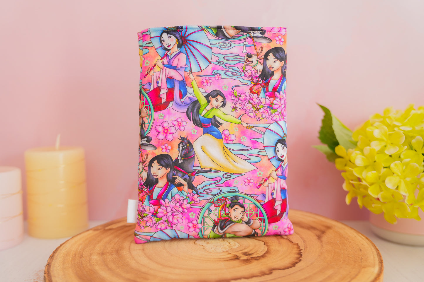 Pochette à Livre (Taille S) - Mulan rose