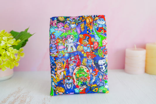 Pochette à Livre (Taille S) - Dessins animés années 80