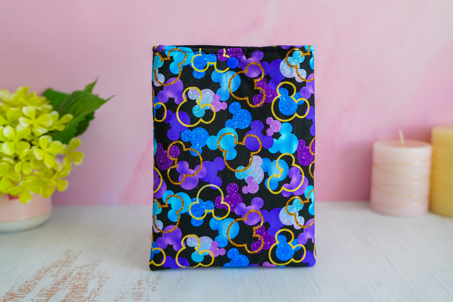 Pochette à Livre (Taille S) - Mickey Bleu & Violet