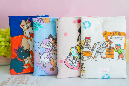 Pochettes à Livres (Taille S) - Disney (Upcycling)