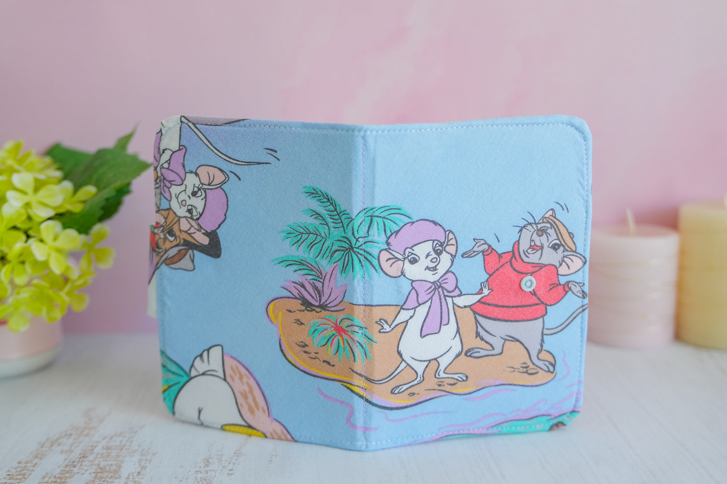 Pochette de voyage - Bernard & Bianca (Upcycling)