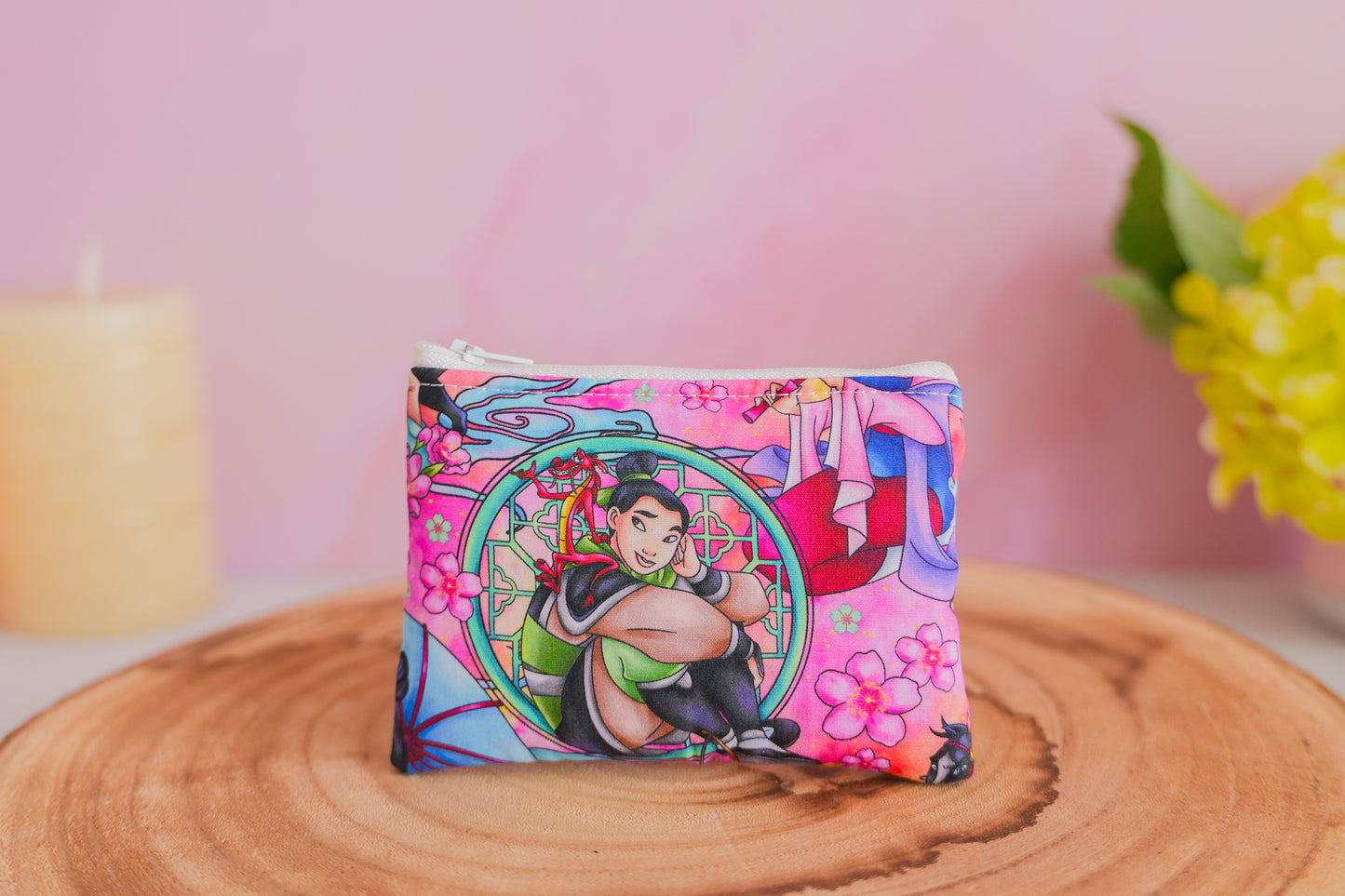 Porte Monnaie - Mulan rose