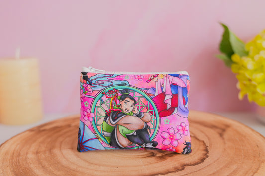 Porte Monnaie - Mulan rose