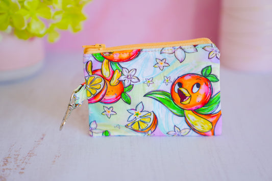 Porte Monnaie - Orange Bird
