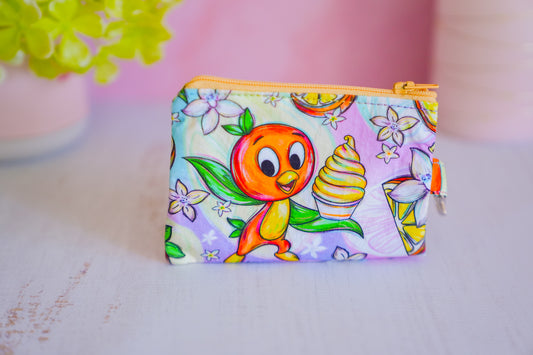 Porte Monnaie - Orange Bird