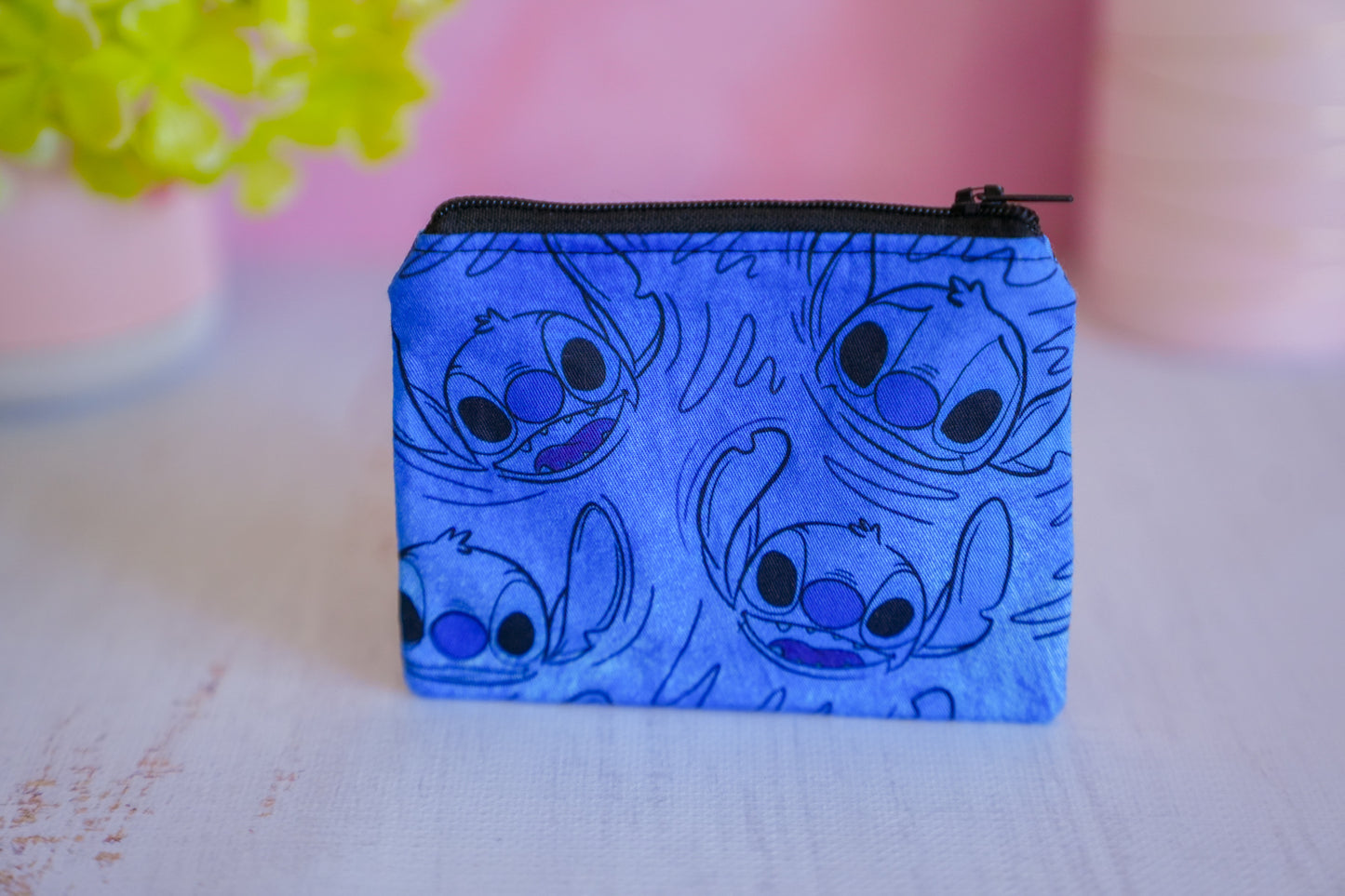 Porte Monnaie - Stitch Bleu