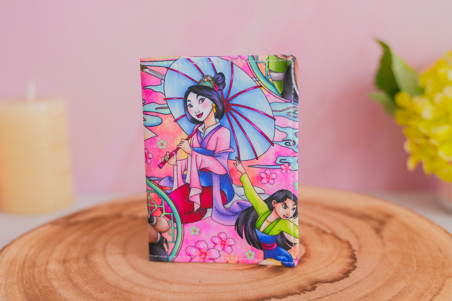 Protège Passeport - Mulan rose