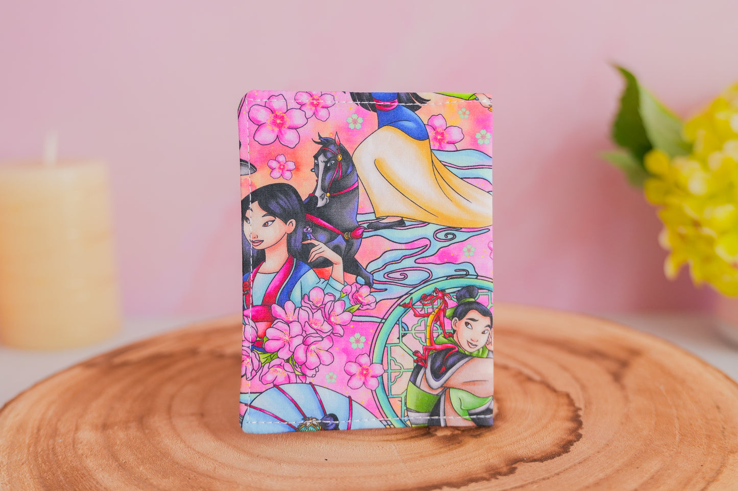 Protège Passeport - Mulan rose