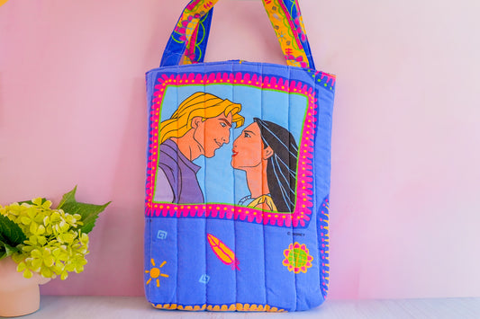 Tote Bag upcycling - Pocahontas