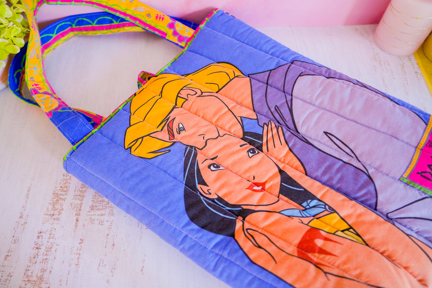 Tote Bag upcycling - Pocahontas