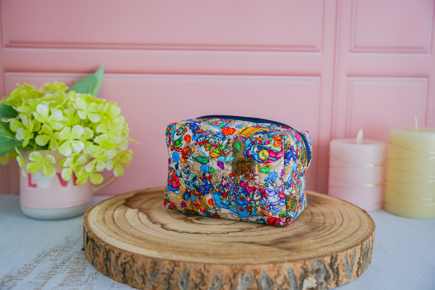 Trousse à Maquillage (Matelassée) - La Bande à Picsou